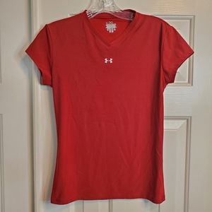Under Armour Short Sleeve Shirt - Red